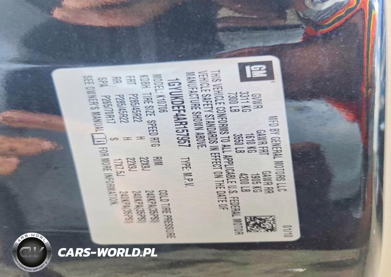 2010 Cadillac Escalade Platinum VIN:1GYUKDEF4AR157957 - 13