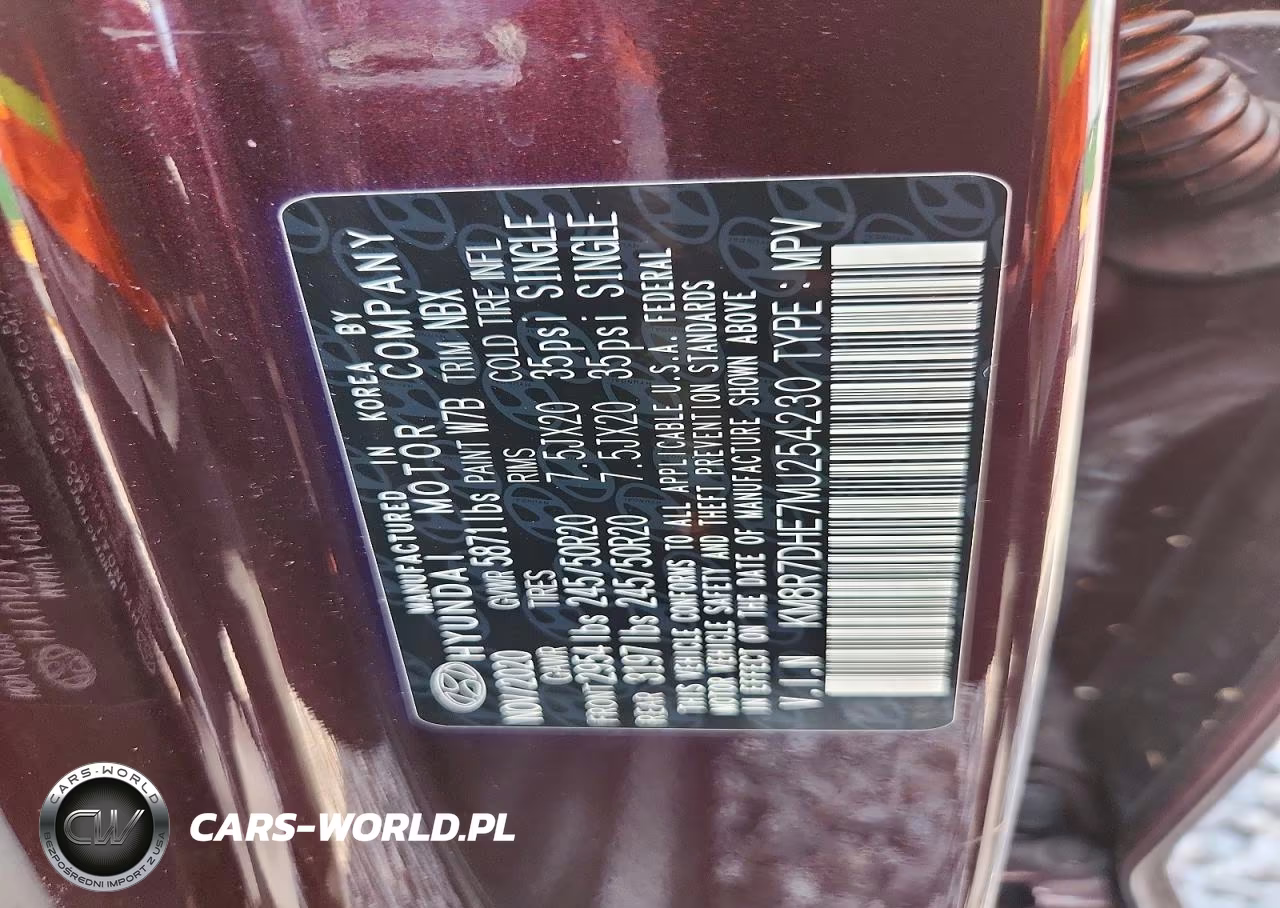 2021 Hyundai Palisade Calligraphy VIN:KM8R7DHE7MU254230 - 14