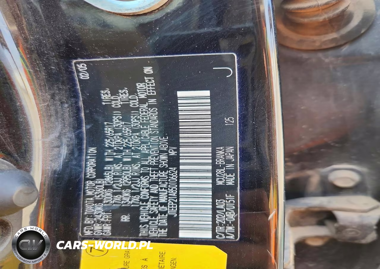 2005 Toyota Highlander Limited VIN:JTEEP21A850106624 - 12