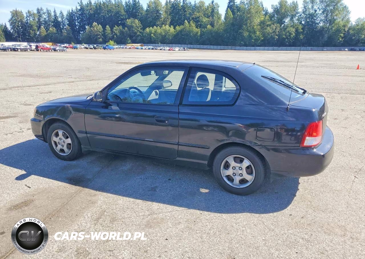 2001 Hyundai Accent Gs VIN:KMHCG35C91U084600 - 2