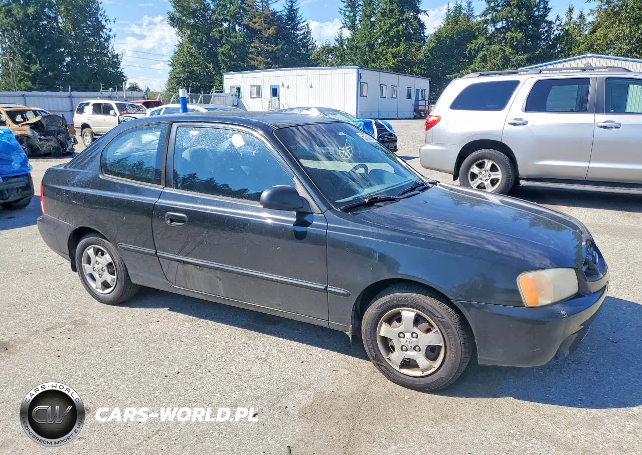 2001 Hyundai Accent Gs VIN:KMHCG35C91U084600 - 4