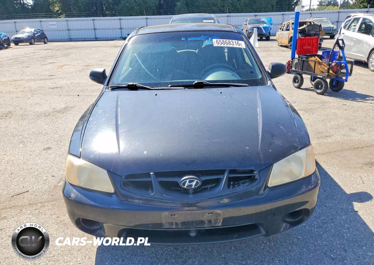 2001 Hyundai Accent Gs VIN:KMHCG35C91U084600 - 5