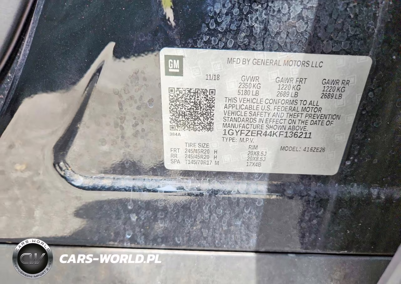 2019 Cadillac Xt4 Sport VIN:1GYFZER44KF136211 - 13