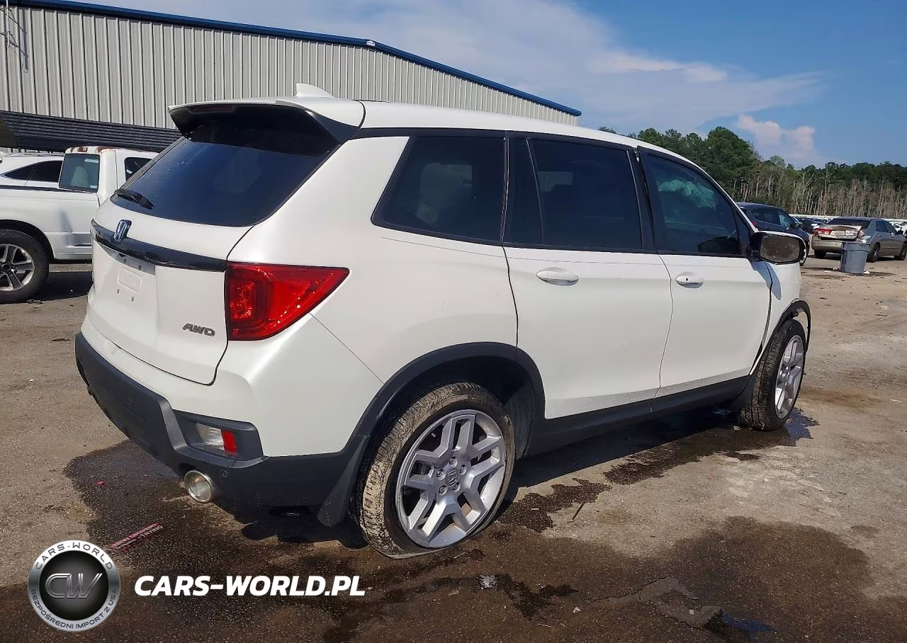 2025 Honda Passport Exl VIN:5FNYF8H51SB015210 - 3