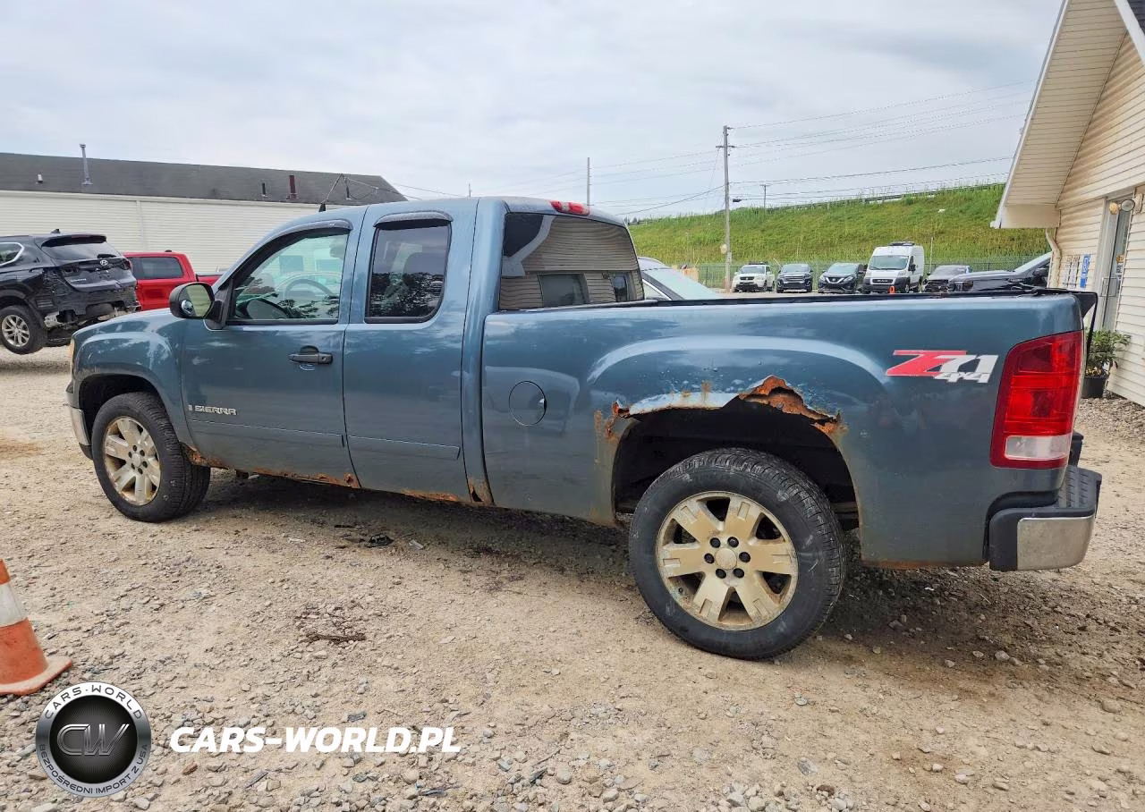 2008 GMC Sierra K1500 VIN:2GTEK19J281235257 - 2