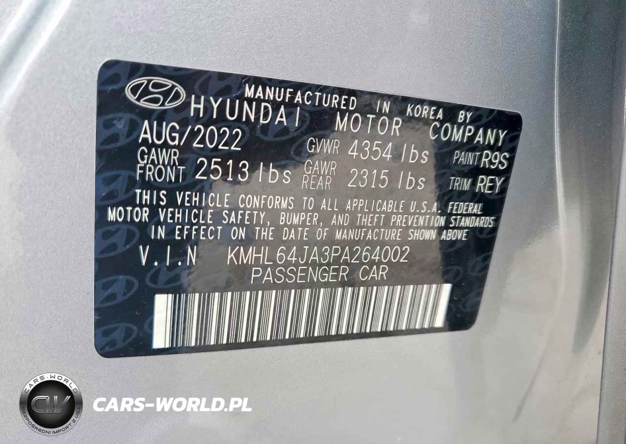 2023 Hyundai Sonata Sel VIN:KMHL64JA3PA264002 - 12
