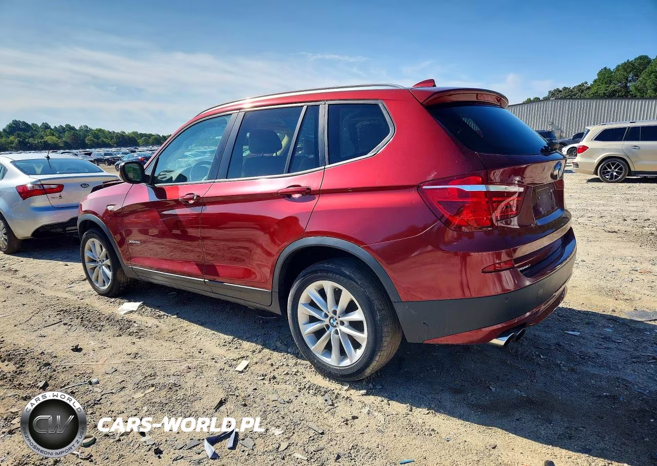 2014 BMW X3 xDrive28I VIN:5UXWX9C52E0D14596 - 2