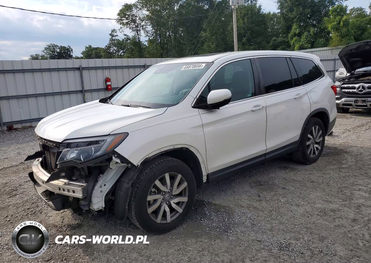 2021 Honda Pilot Exl VIN:5FNYF6H52MB051804 - 1
