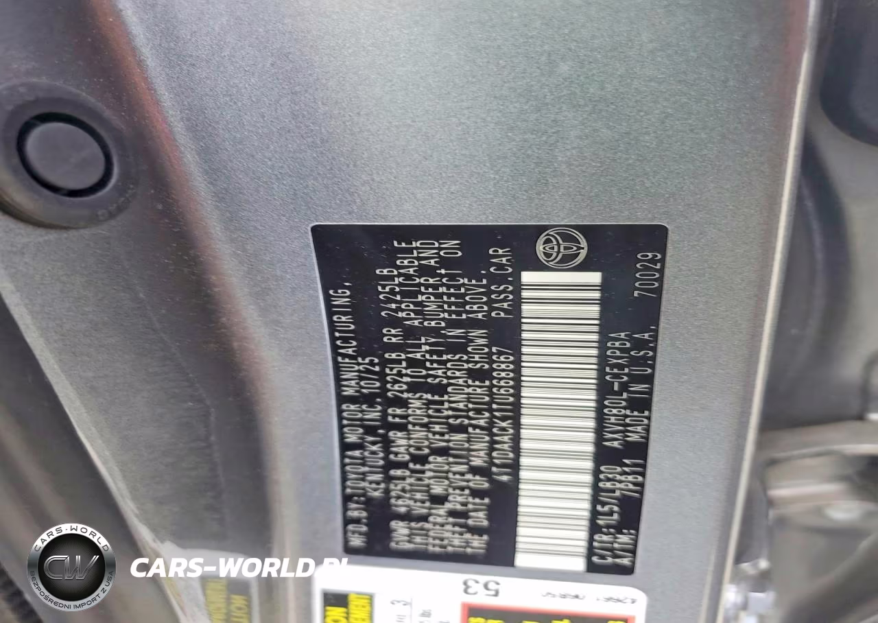 2026 Toyota Camry Xse VIN:4T1DAACK1TU668867 - 13