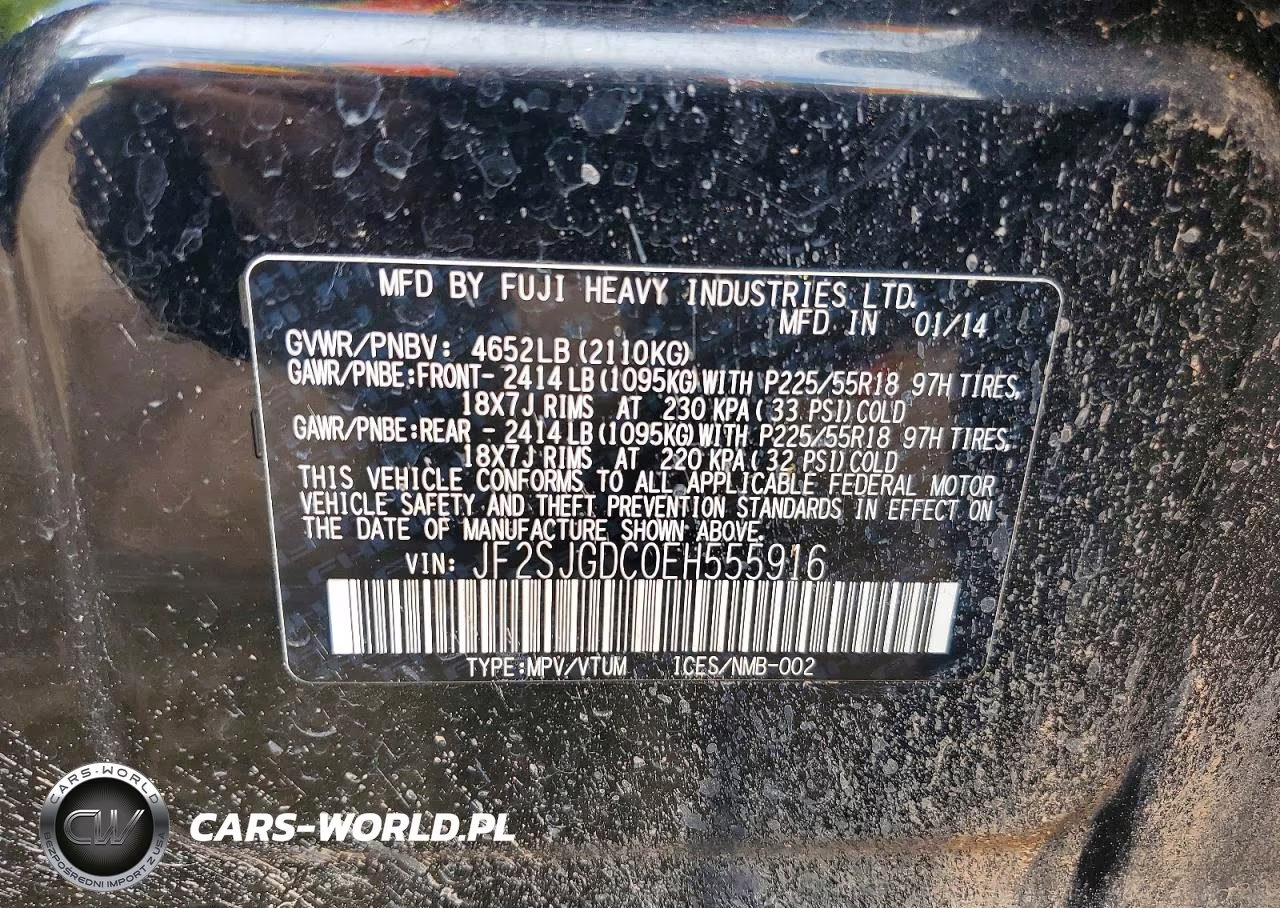 2014 Subaru Forester 2.0Xt Premium VIN:JF2SJGDC0EH555916 - 13