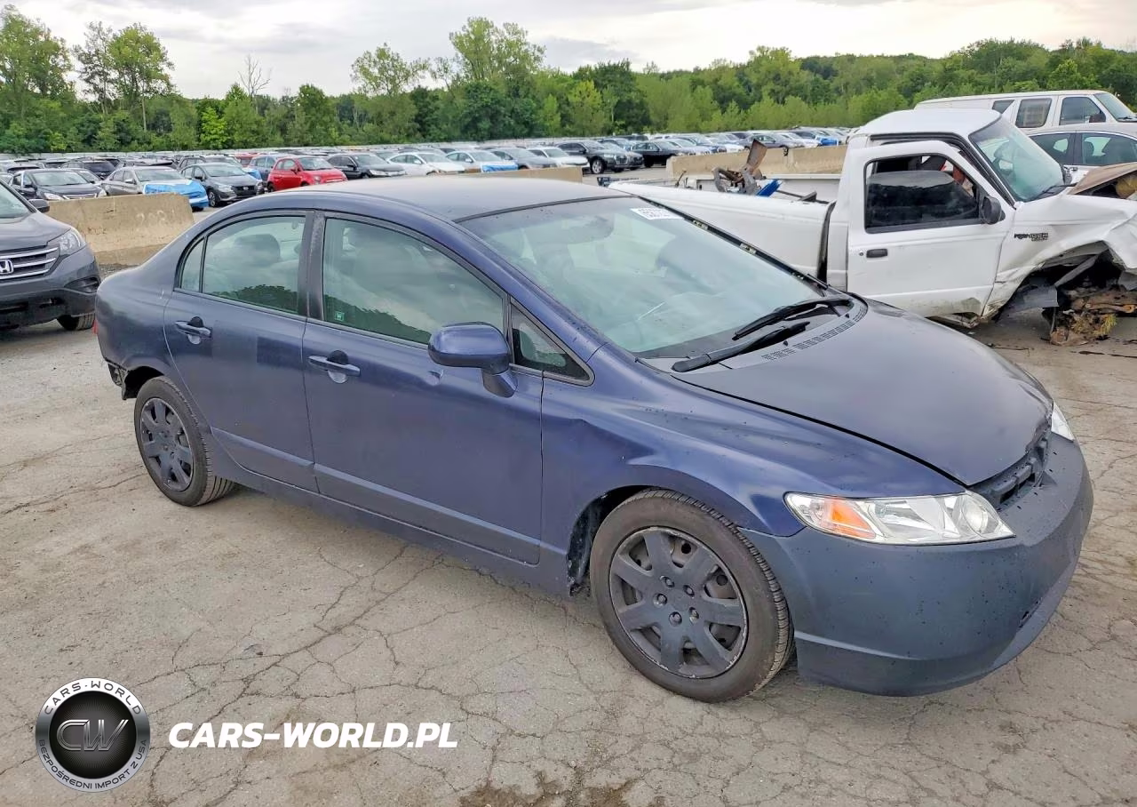 2008 Honda Civic Lx VIN:2HGFA16558H510742 - 4