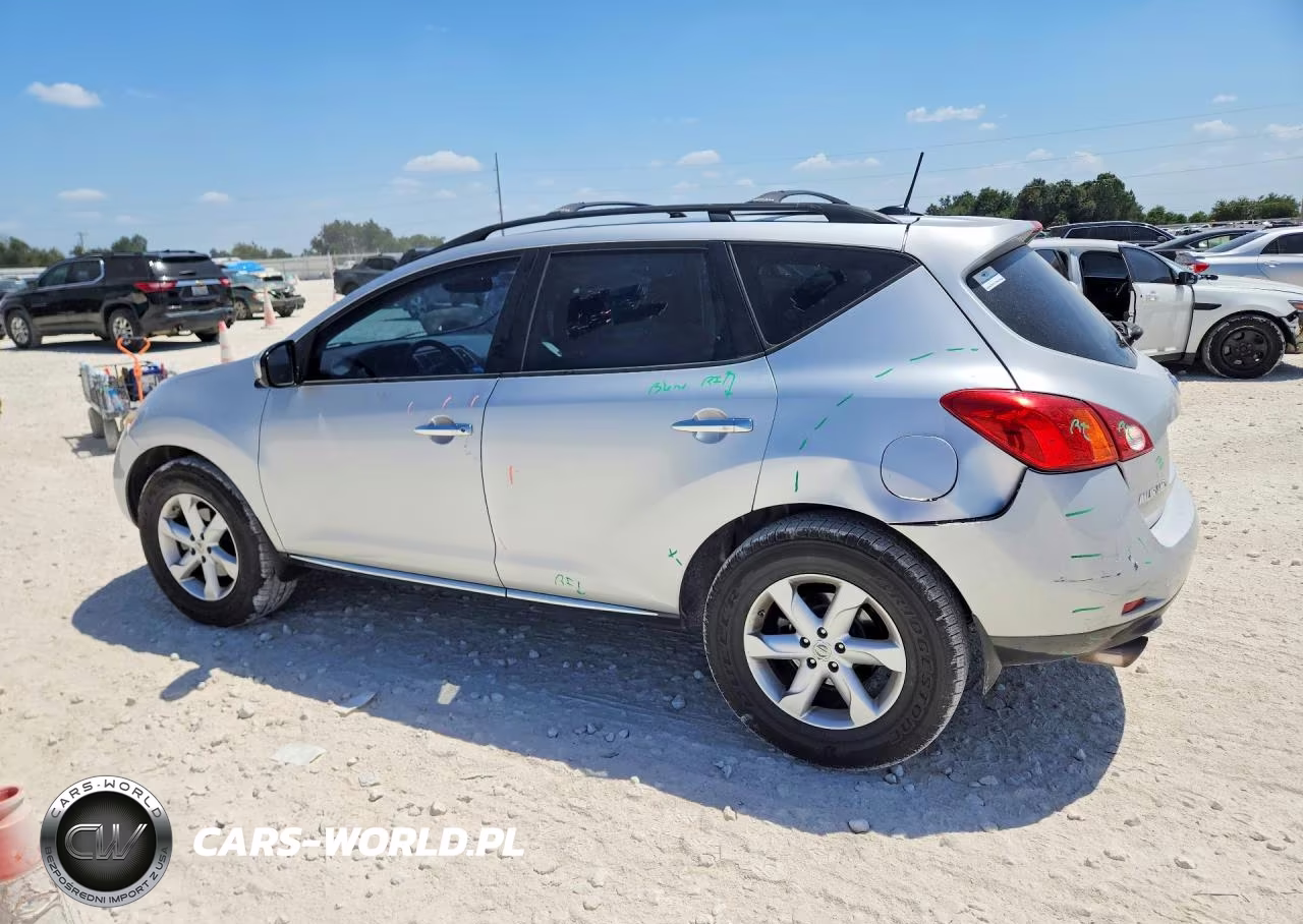 2009 Nissan Murano S VIN:JN8AZ18U99W001184 - 2