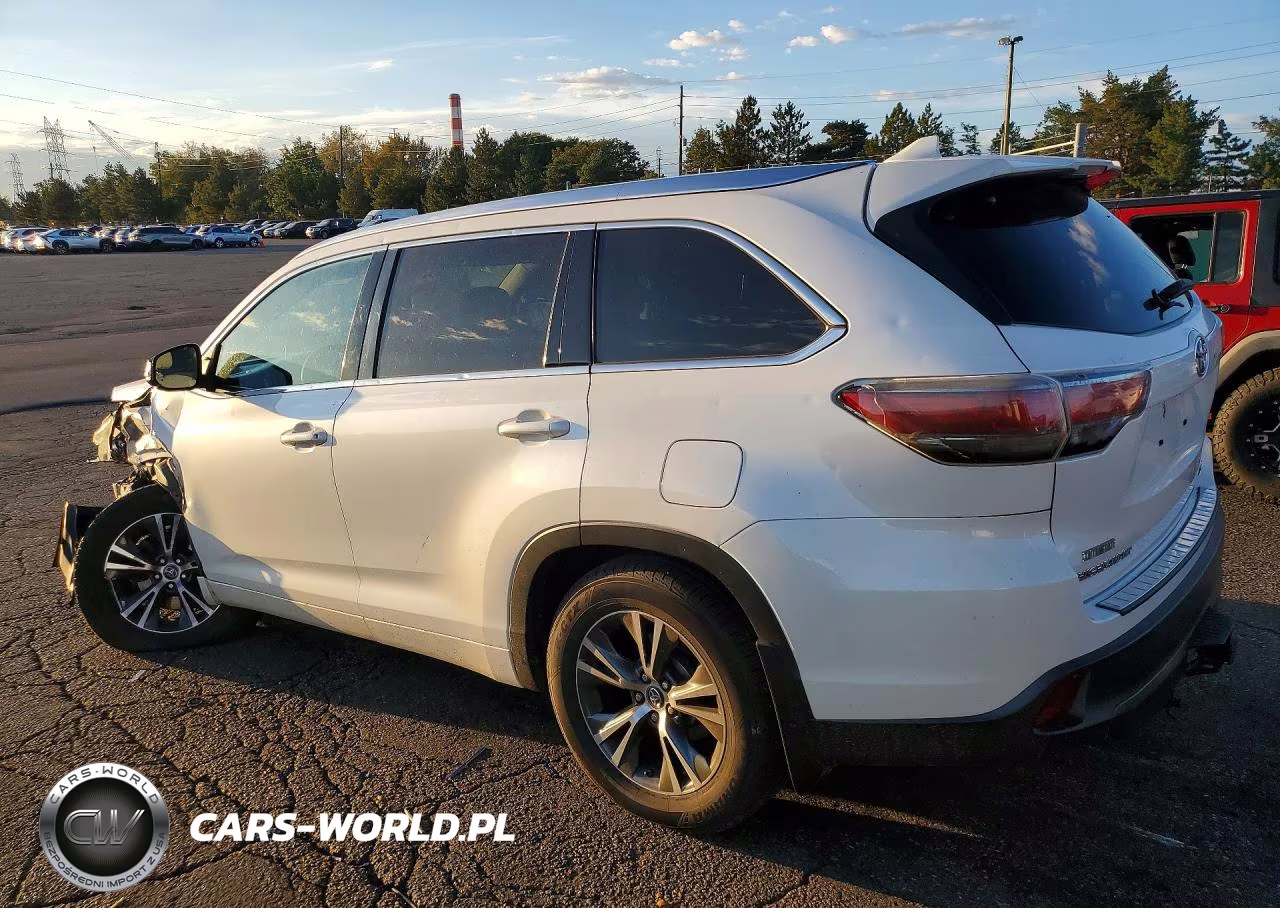2016 Toyota Highlander Xle VIN:5TDJKRFH6GS278716 - 2