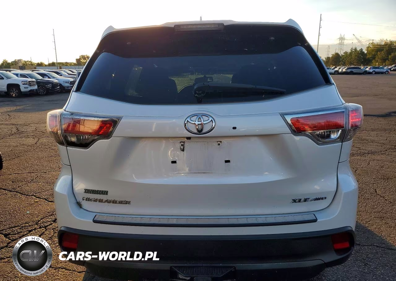 2016 Toyota Highlander Xle VIN:5TDJKRFH6GS278716 - 6