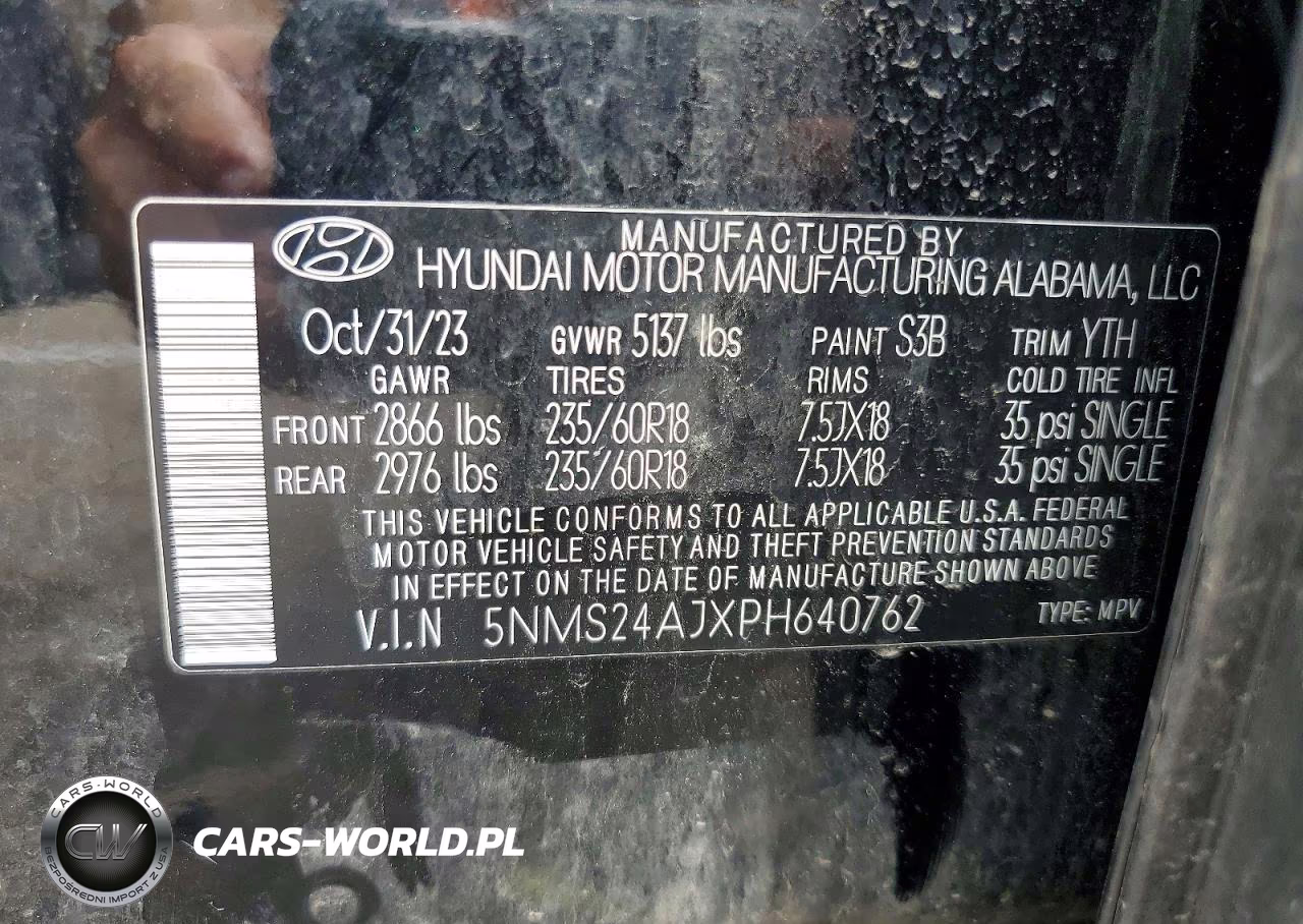 2023 Hyundai Santa Fe Sel VIN:5NMS24AJXPH640762 - 13