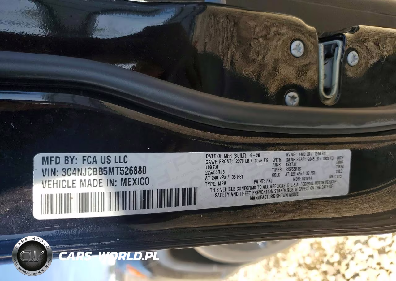2021 Jeep Compass Latitude VIN:3C4NJCBB5MT526880 - 13
