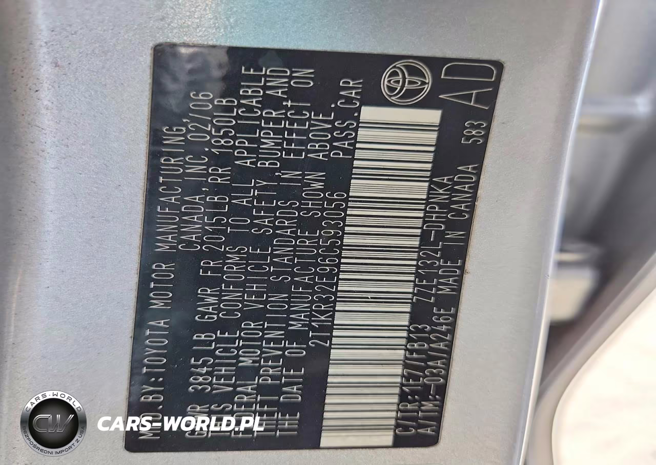 2006 Toyota Matrix Xr VIN:2T1KR32E96C593056 - 13