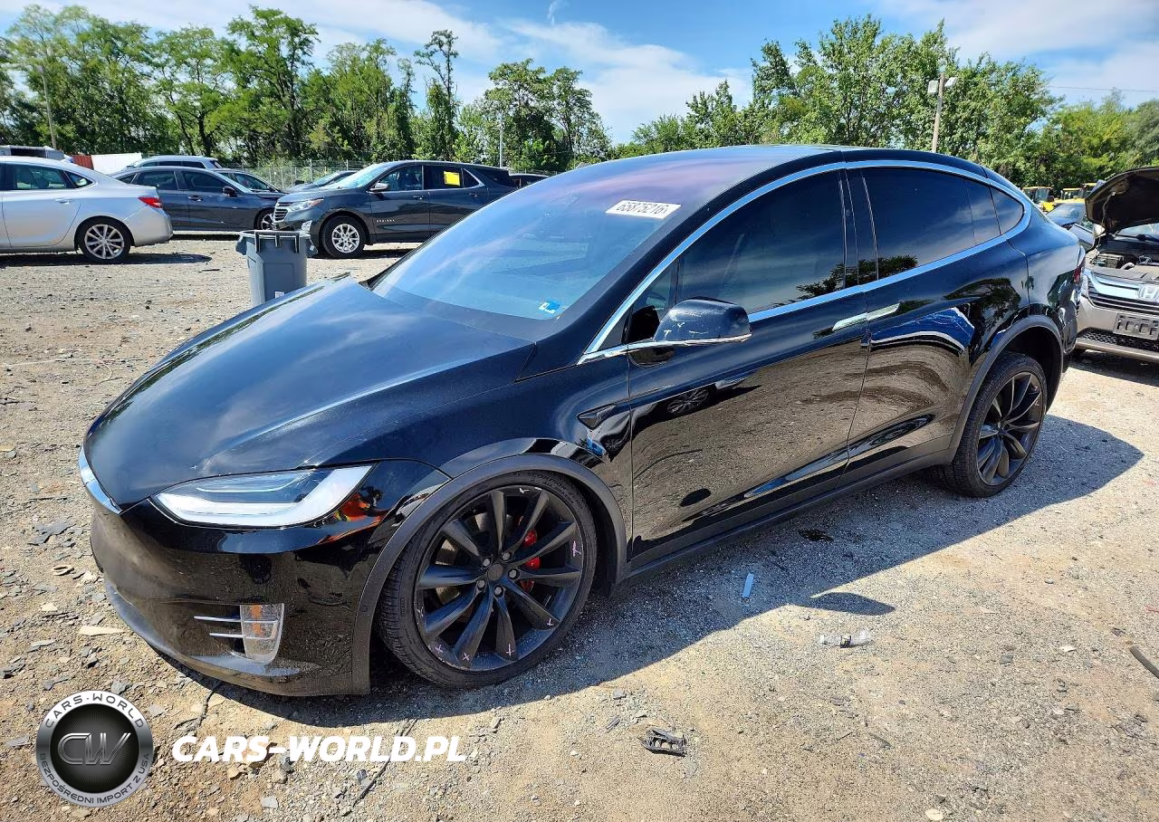 2020 Tesla Model X VIN:5YJXCDE49LF262520 - 1