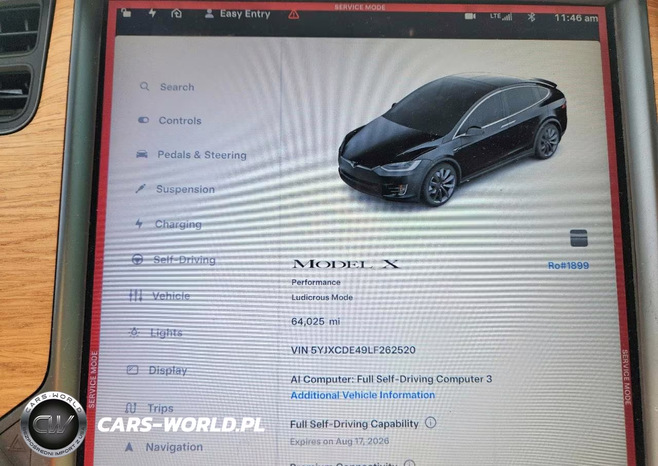 2020 Tesla Model X VIN:5YJXCDE49LF262520 - 9