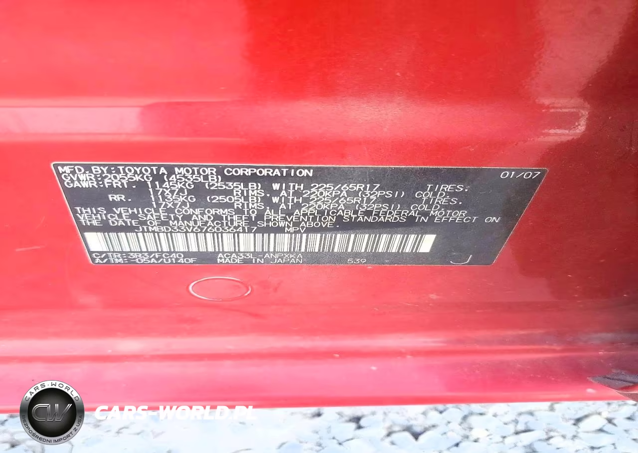 2007 Toyota Rav4 Base VIN:JTMBD33V676036417 - 13