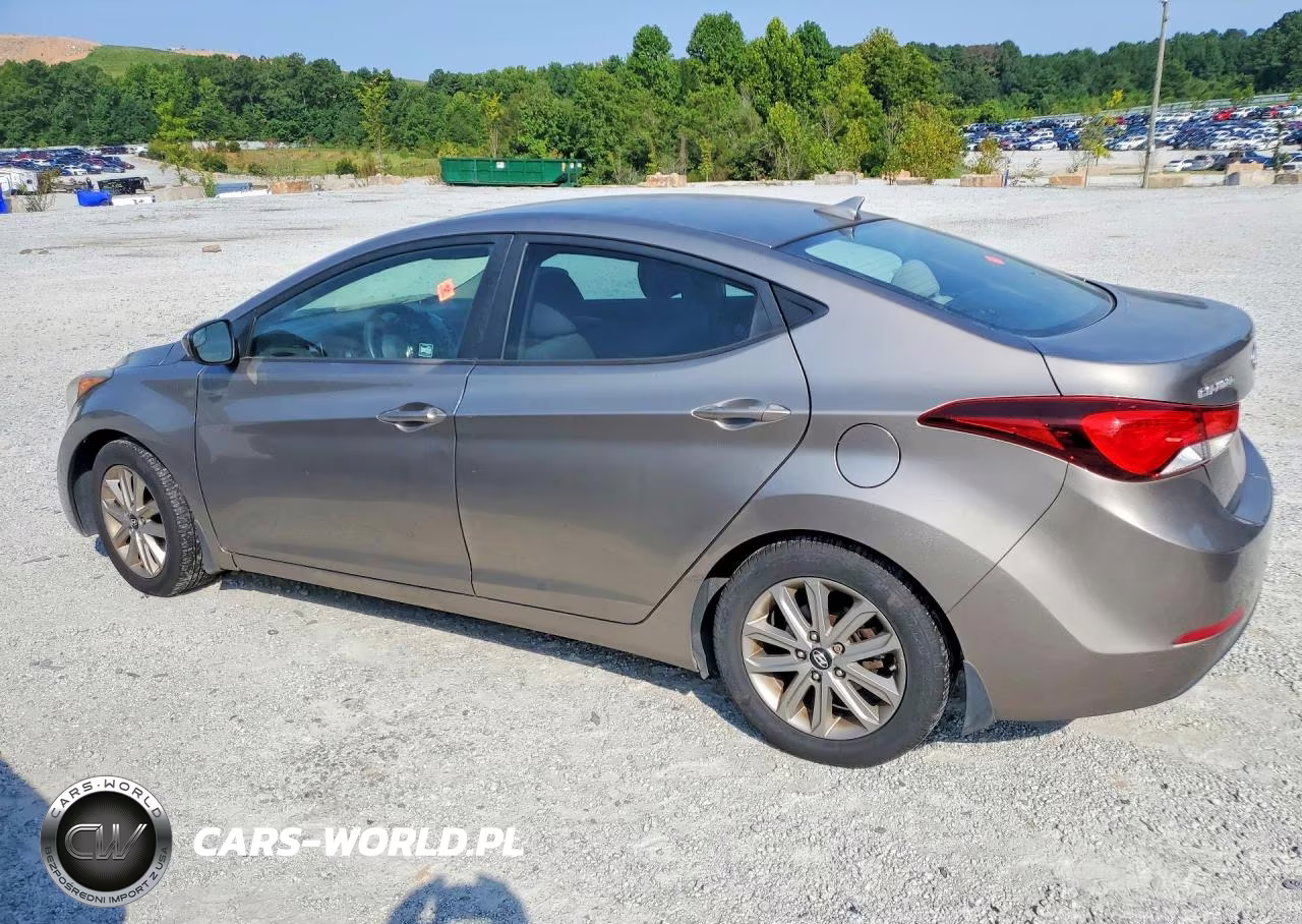 2014 Hyundai Elantra Se VIN:5NPDH4AE1EH501596 - 2
