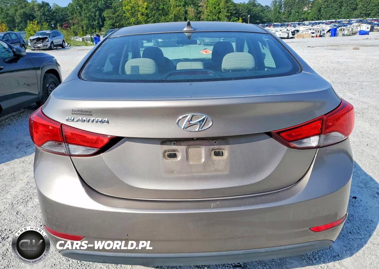 2014 Hyundai Elantra Se VIN:5NPDH4AE1EH501596 - 6