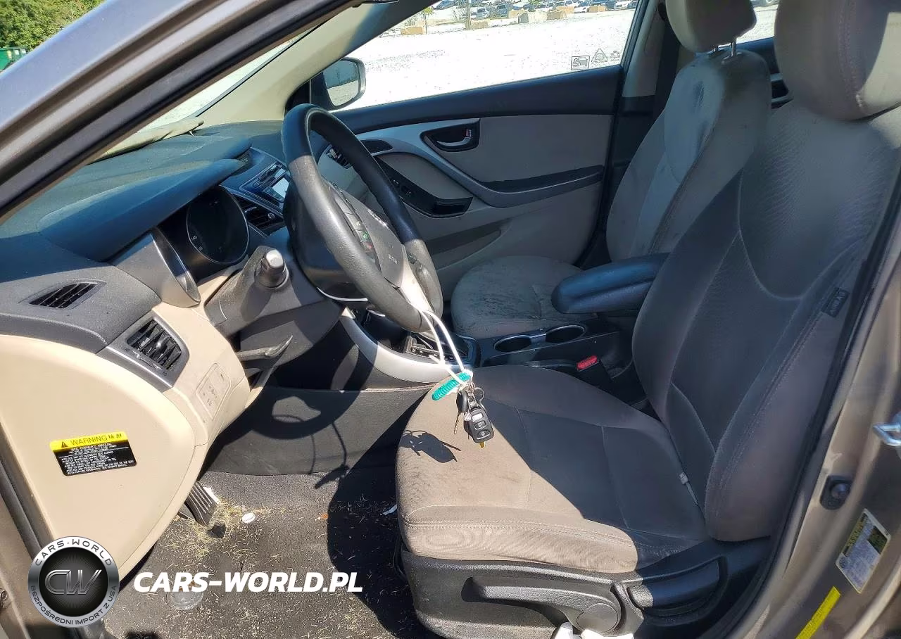 2014 Hyundai Elantra Se VIN:5NPDH4AE1EH501596 - 7