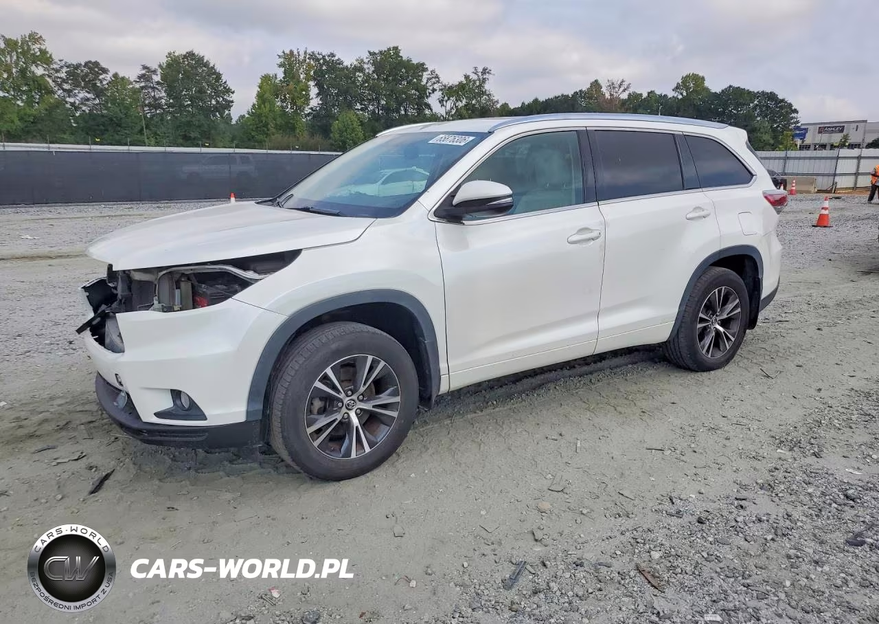2016 Toyota Highlander Xle VIN:5TDJKRFHXGS242916 - 1