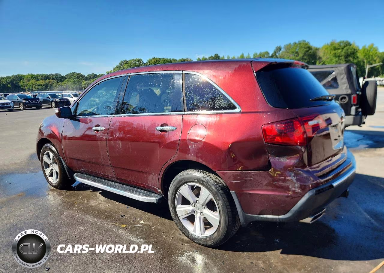 2013 Acura Mdx VIN:2HNYD2H26DH509269 - 2