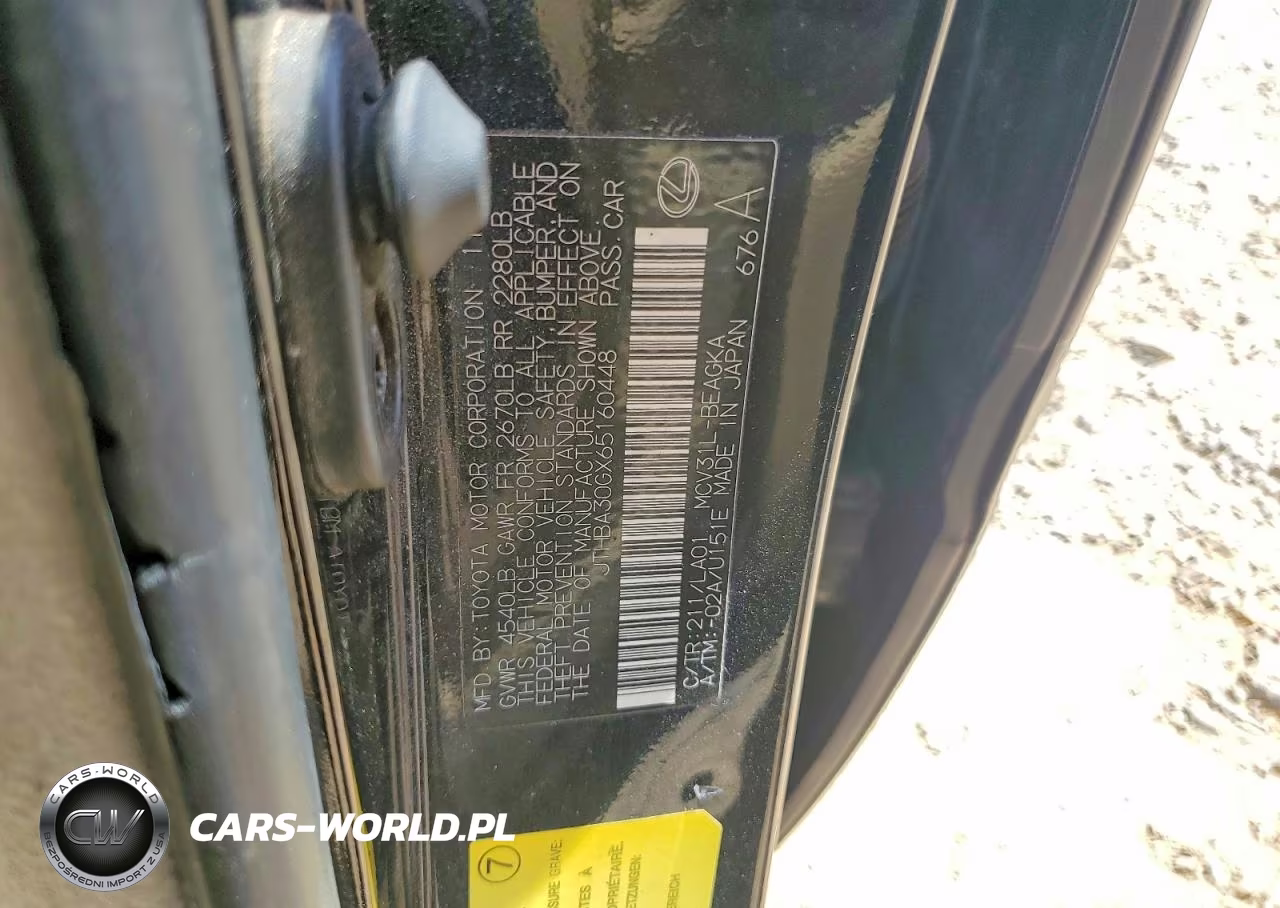 2006 Lexus Es 330 VIN:JTHBA30GX65160448 - 12