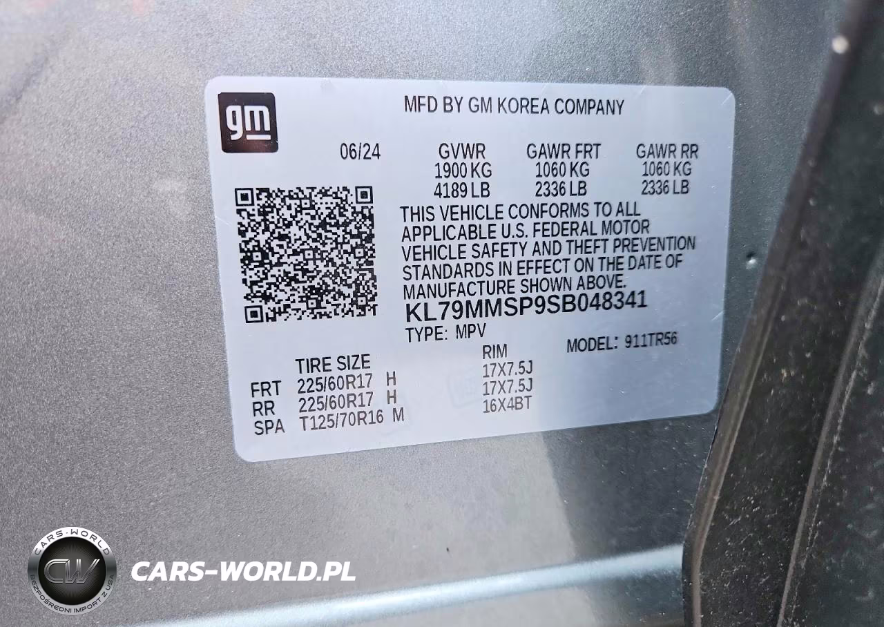 2025 Chevrolet Trailblazer Ls VIN:KL79MMSP9SB048341 - 12