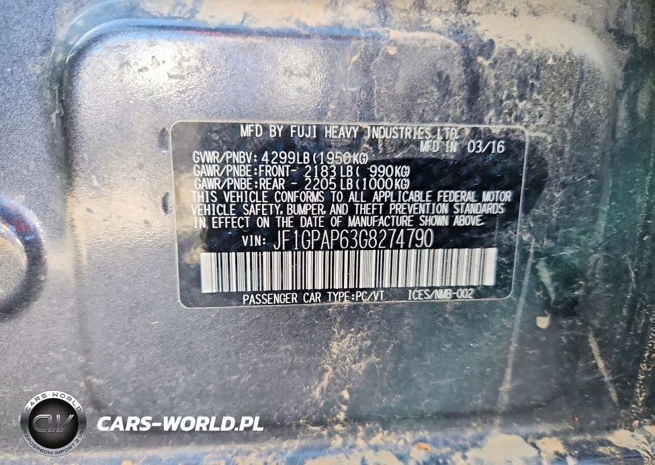 2016 Subaru Impreza Sport Premium VIN:JF1GPAP63G8274790 - 13