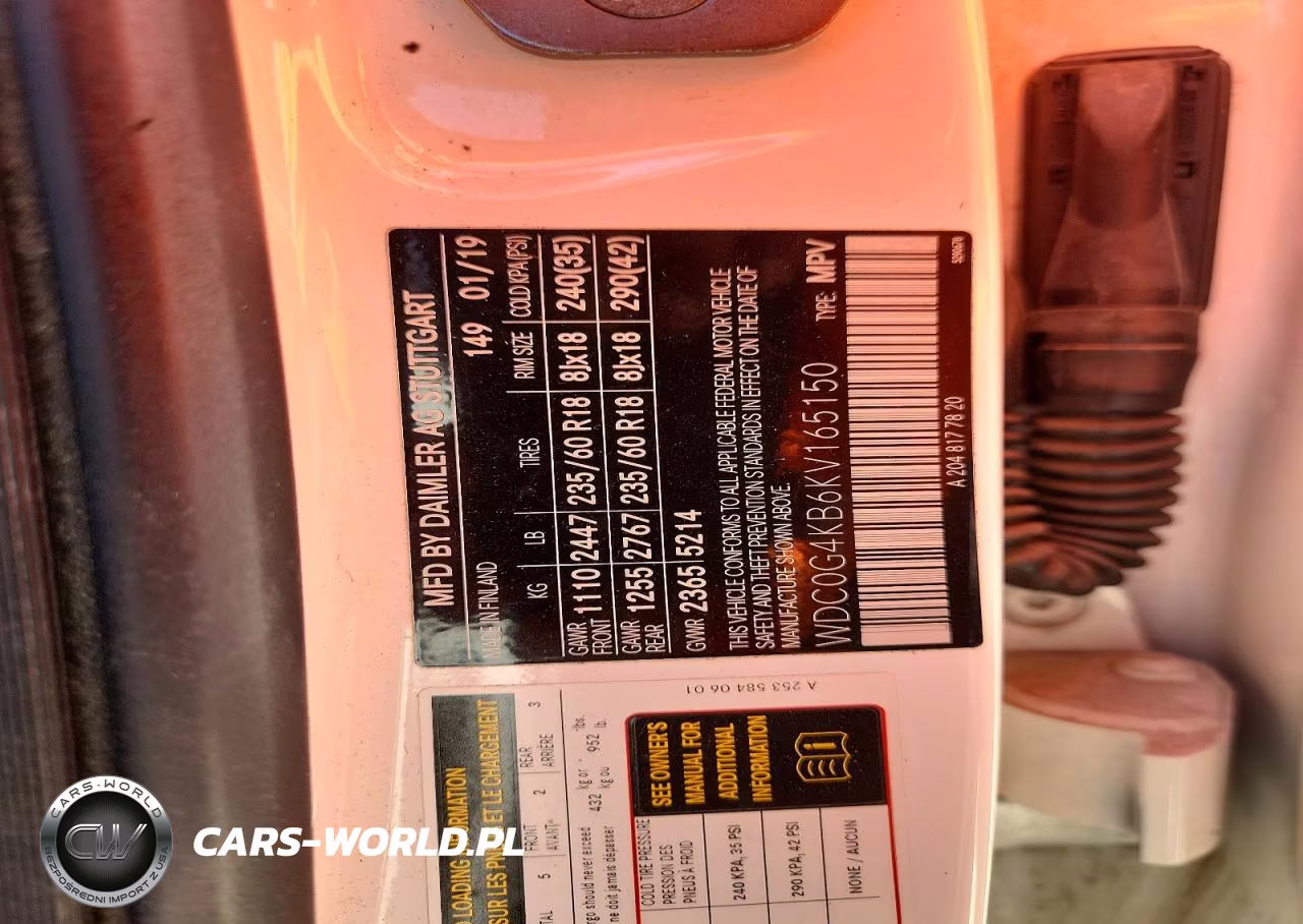 2019 Mercedes-Benz Glc 300 4Matic VIN:WDC0G4KB6KV165150 - 13