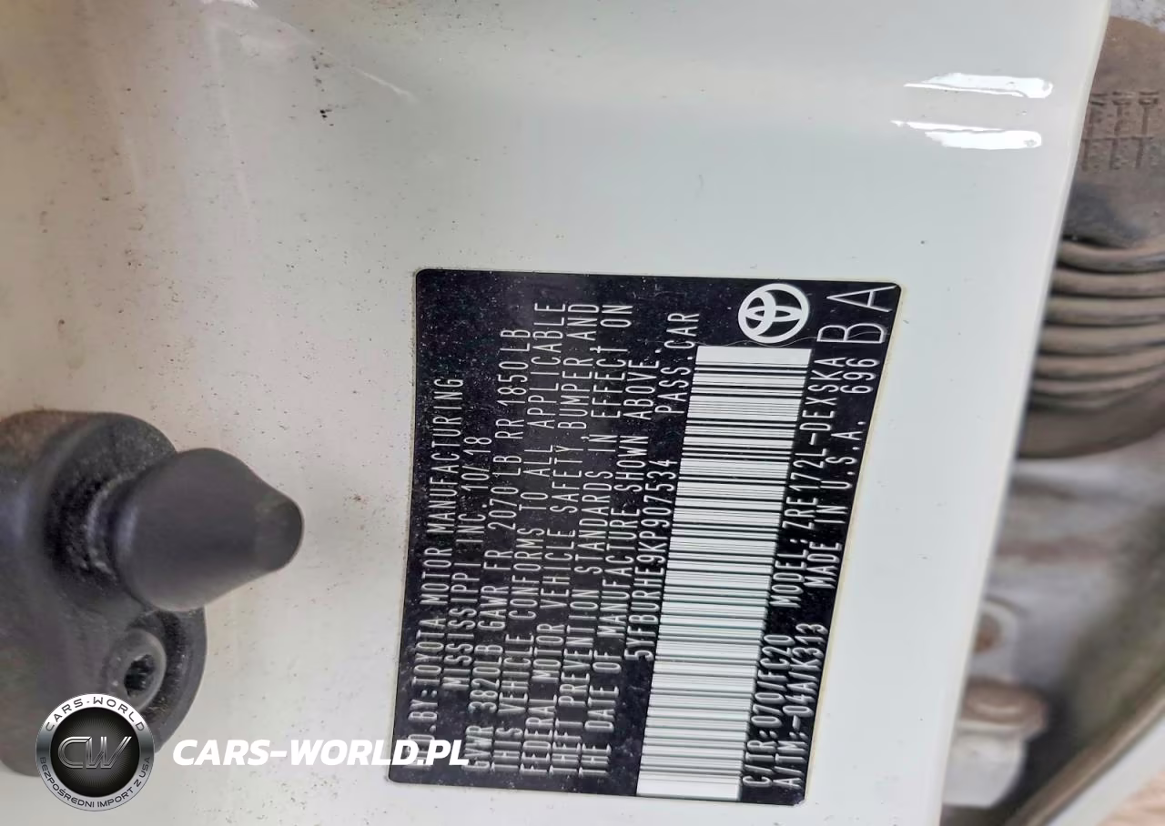 2019 Toyota Corolla Se VIN:5YFBURHE9KP907534 - 13