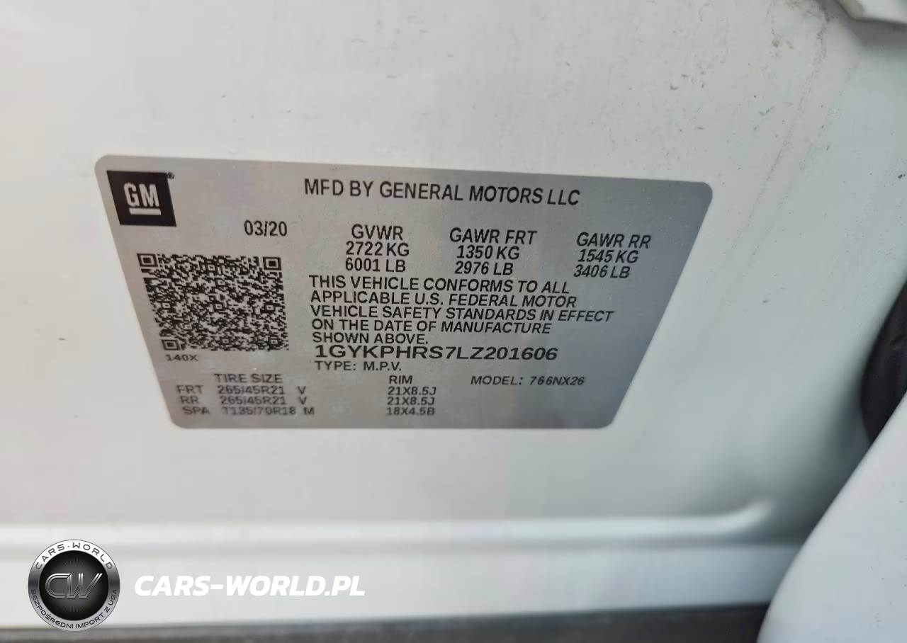 2020 Cadillac Xt6 Sport VIN:1GYKPHRS7LZ201606 - 12