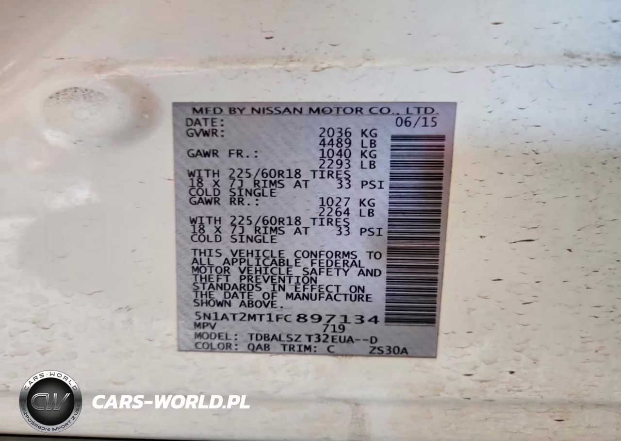 2015 Nissan Rogue Sl VIN:5N1AT2MT1FC897134 - 13