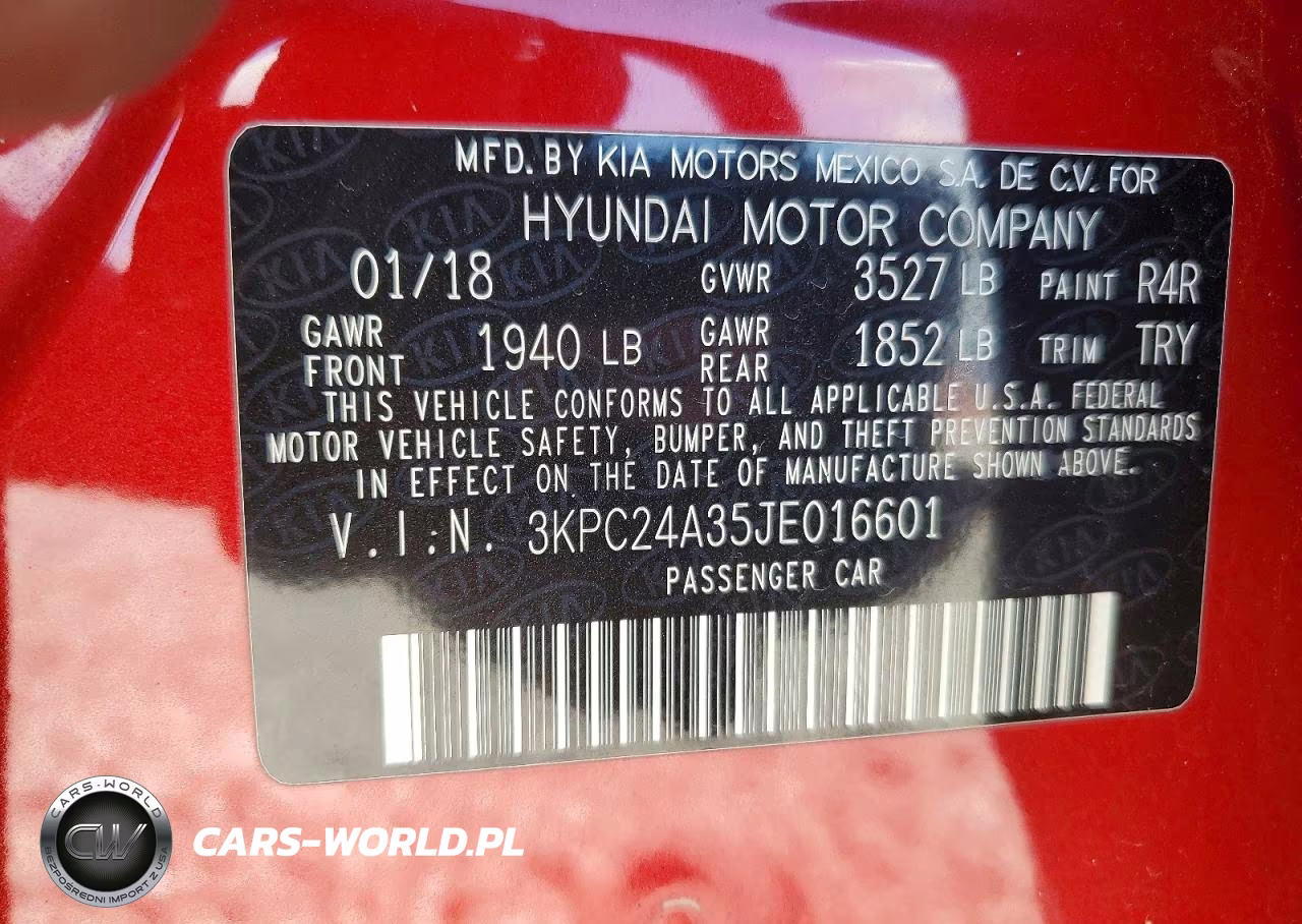 HYUNDAI ACCENT SE VIN:3KPC24A35JE016601 - 12