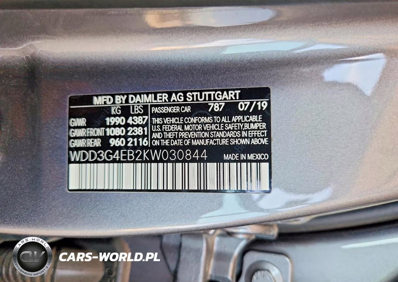2019 Mercedes-Benz A 220 VIN:WDD3G4EB2KW030844 - 12