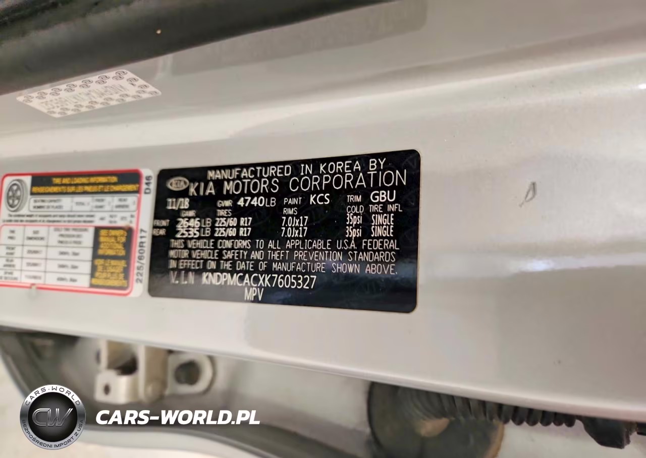 2019 Kia Sportage Lx VIN:KNDPMCACXK7605327 - 14