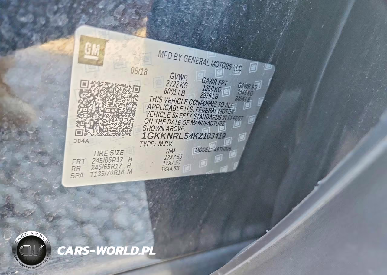 2019 GMC Acadia Sle VIN:1GKKNRLS4KZ103419 - 12