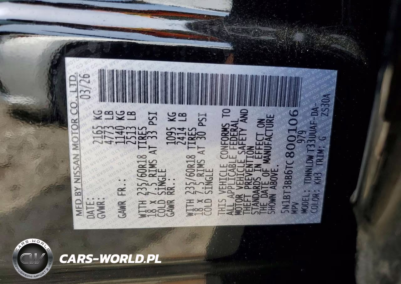 2026 Nissan Rogue Sv VIN:5N1BT3BB6TC800106 - 14