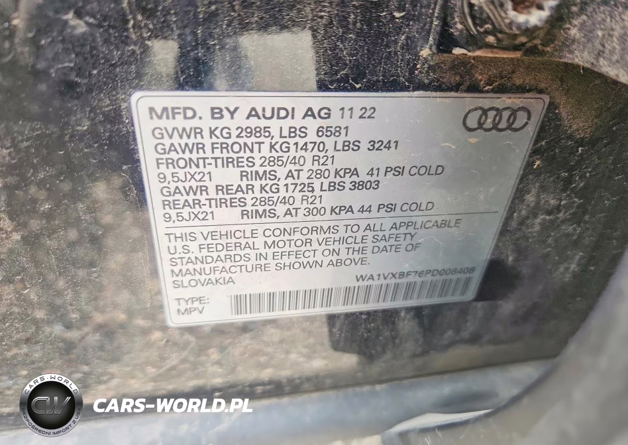 2023 Audi Q7 Prestige VIN:WA1VXBF76PD008408 - 12