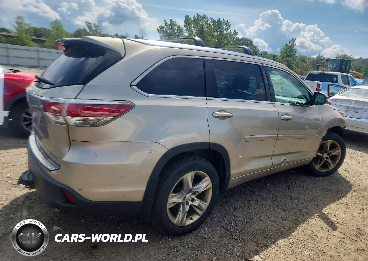 2014 Toyota Highlander Limited VIN:5TDDKRFH1ES047152 - 3