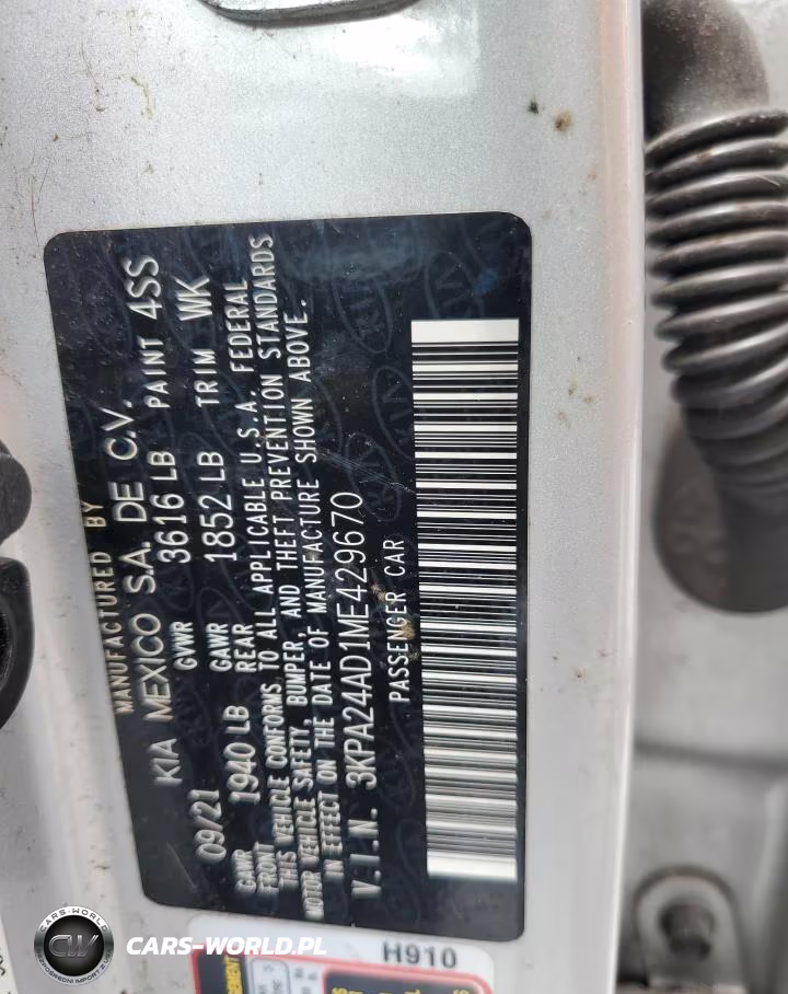 2021 Kia Rio S VIN:3KPA24AD1ME429670 - 13