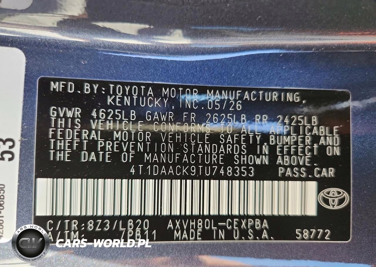 2026 Toyota Camry Xse VIN:4T1DAACK9TU748353 - 13