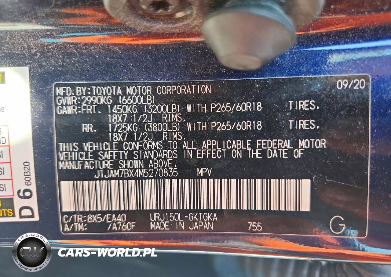 2021 Lexus Gx 460 Premium VIN:JTJAM7BX4M5270835 - 14