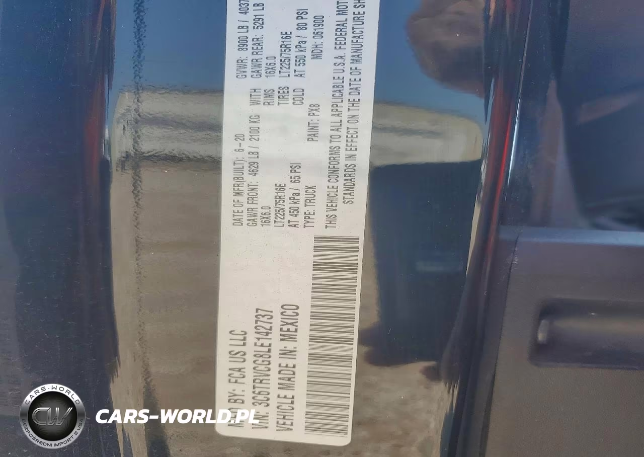 2020 Ram Promaster 2500 Delivery Van VIN:3C6TRVCG8LE142737 - 13