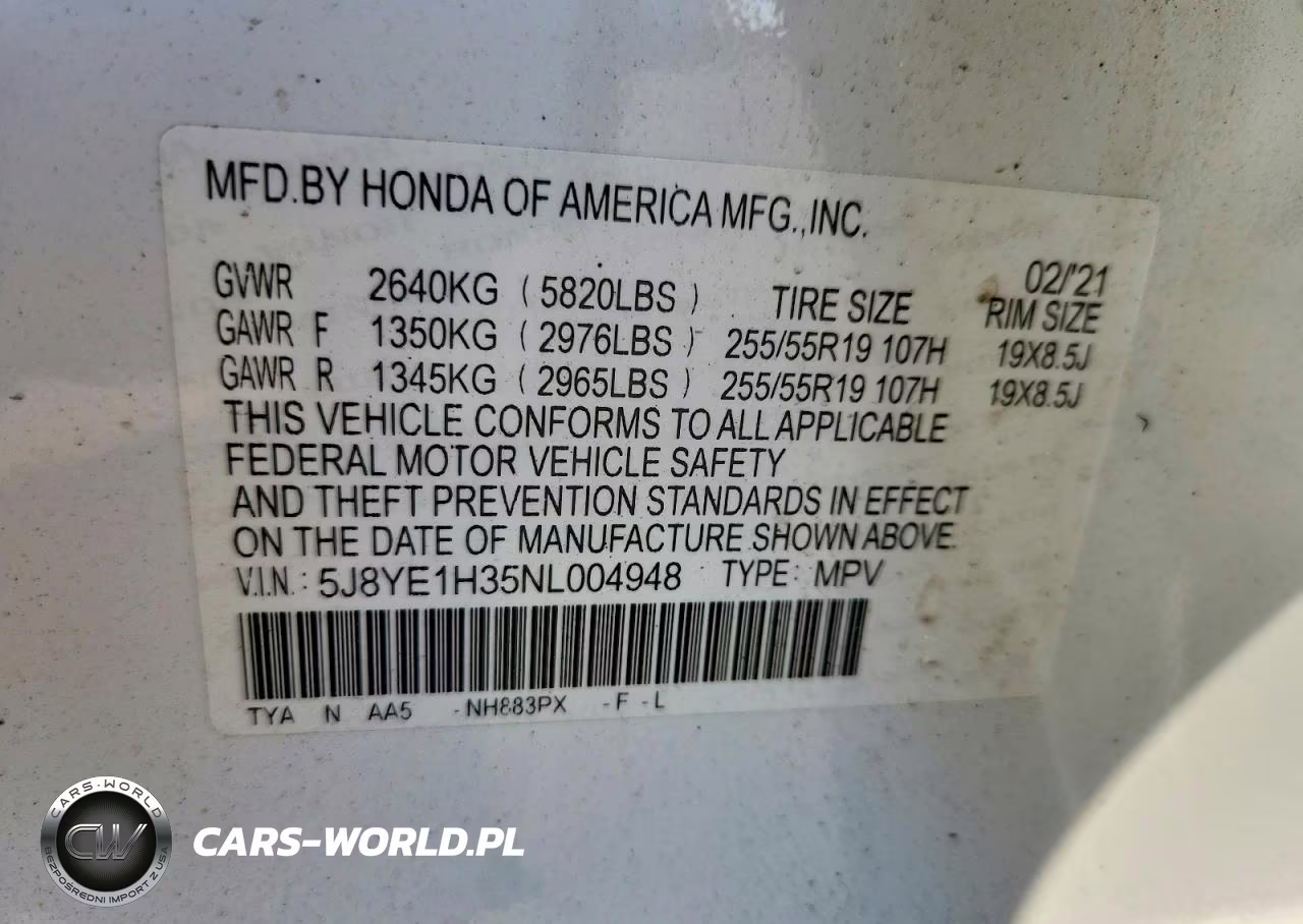 2022 Acura Mdx VIN:5J8YE1H35NL004948 - 13