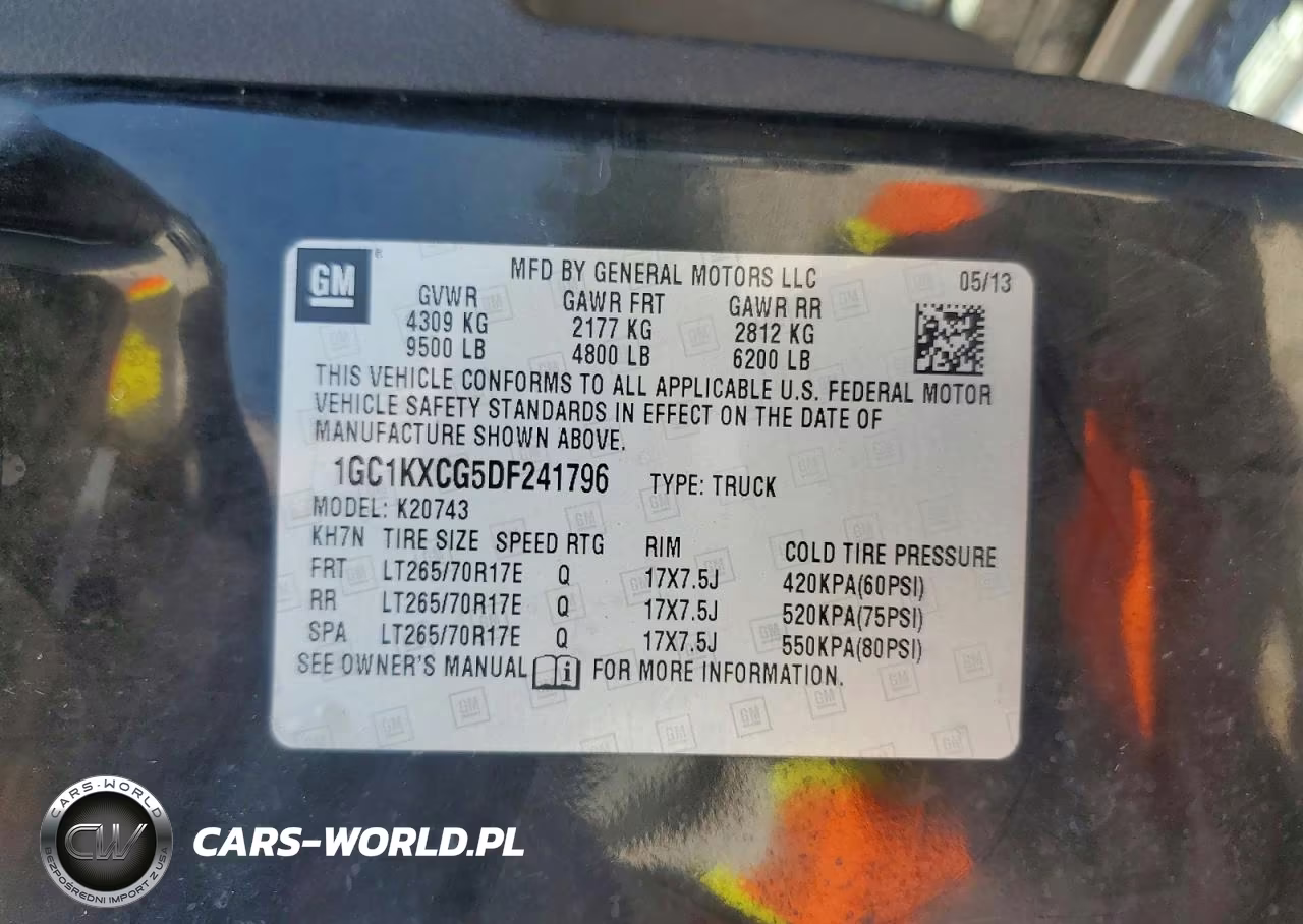 2013 Chevrolet Silverado K2500 Heavy Duty Lt VIN:1GC1KXCG5DF241796 - 12
