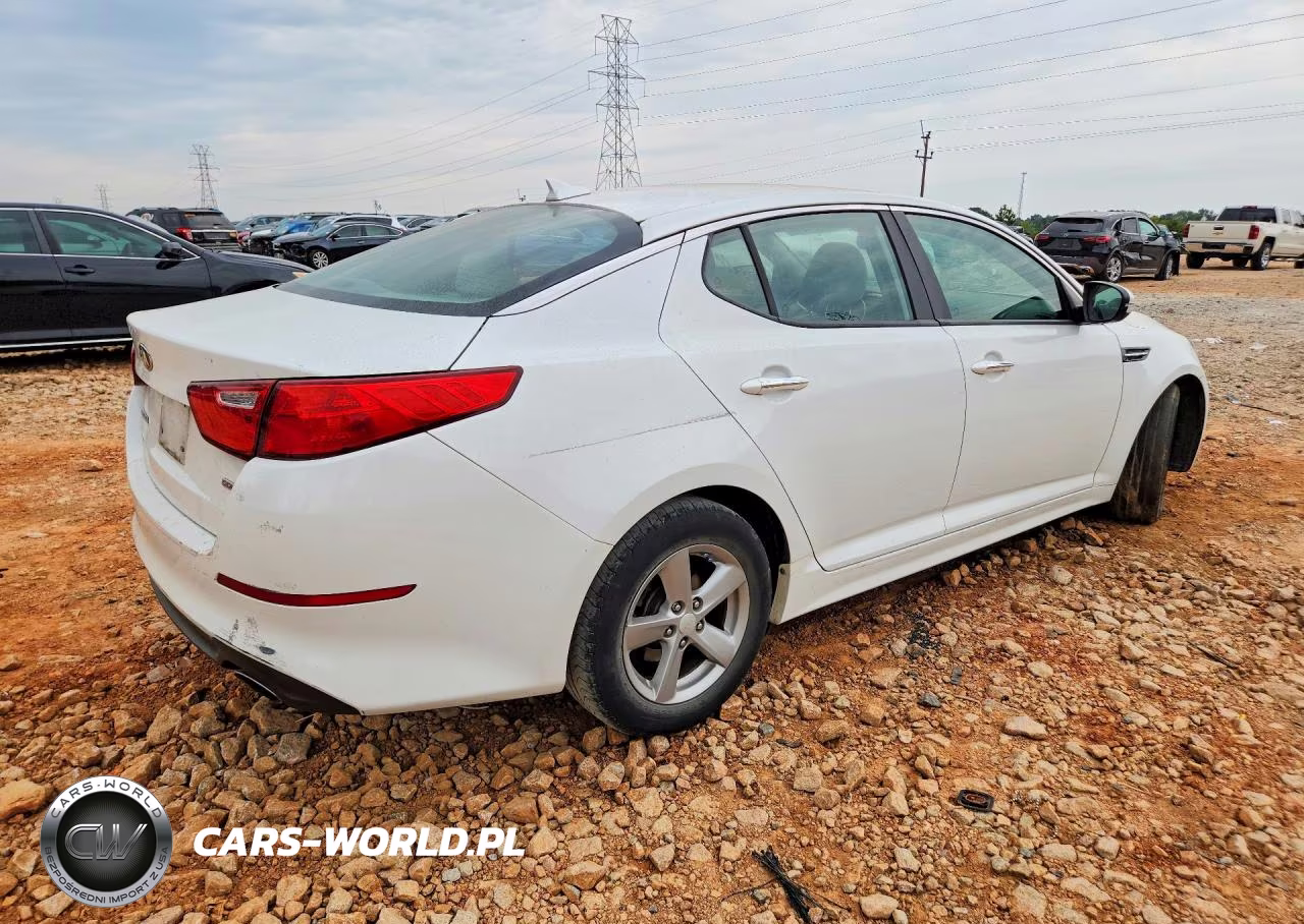 2015 Kia Optima Lx VIN:5XXGM4A76FG412002 - 3